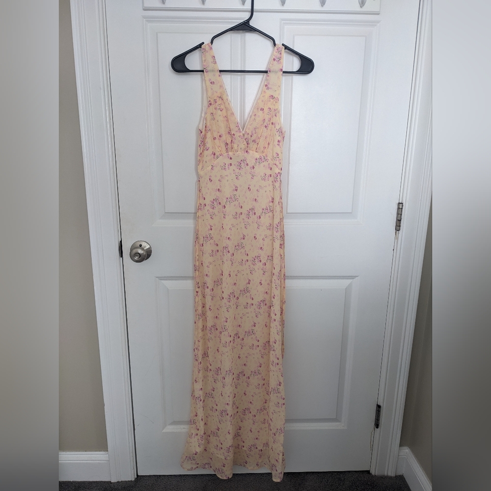 Yellow Floral Dress